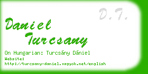 daniel turcsany business card